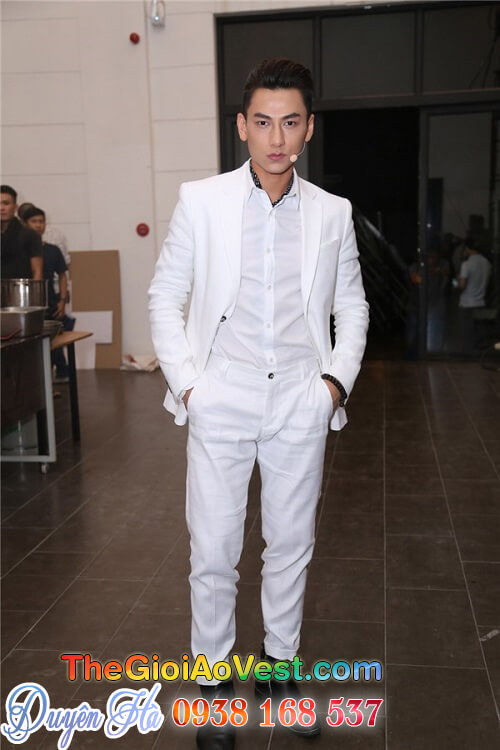 Quý ông phong cách với áo vest nam trắng  FATODA Blog